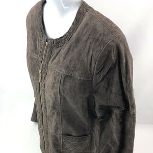 Brown Leather Womens Jacket Bradley Bayou Large